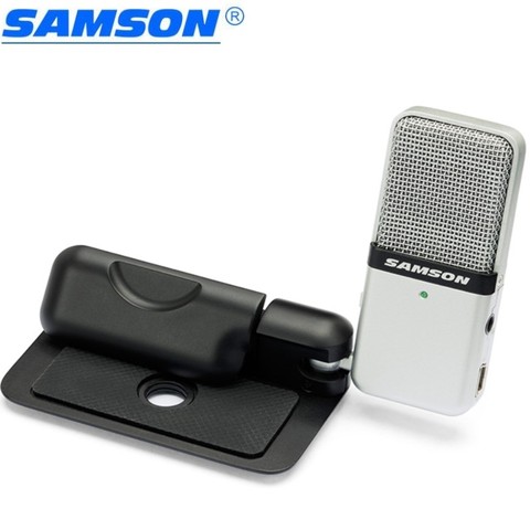 Original Samson Go Mic clip type Mini Portable Recording Condenser Microphone with USB Cable Carrying Case for computer ► Photo 1/5
