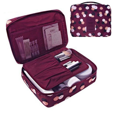 Women Cosmetic Bag Multifunction Organizer Waterproof Portable Makeup Bag Travel Necessity Beauty Case Wash Pouch Makeup Bag ► Photo 1/6