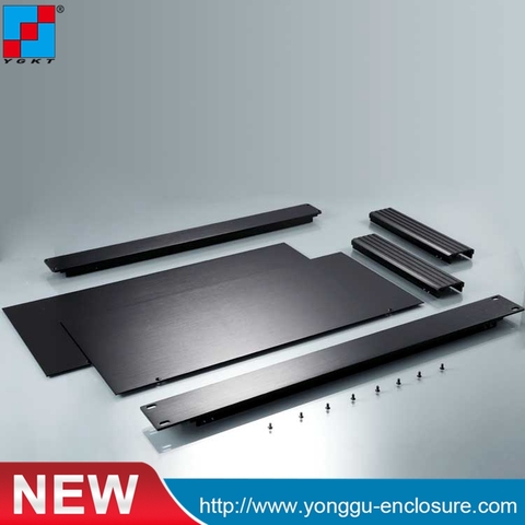 19 Inch Rack Mount Chassis diy aluminum enclosure 482*44.5*200 mm (w x h -l) ► Photo 1/6