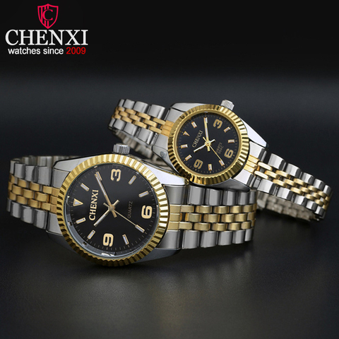 CHENXI Top Brand Watch Ladies Quartz-Watches Women& Men Simple Dial Lovers' Quartz Fashion Leisure Wristwatches Relogio Feminino ► Photo 1/6