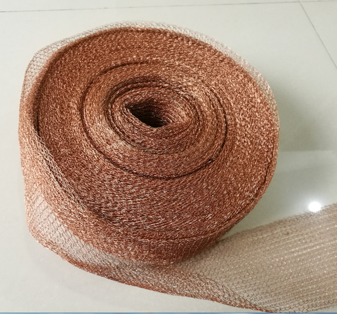 Copper Mesh for distillation  Copper packing  length 0.5-150m width 10cm  wire diameter 0.25mm T2  Copper ► Photo 1/6