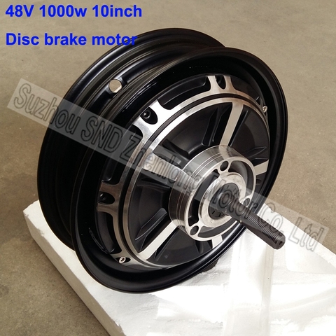 10inch 48V 1000W  brushless DC electric scooter hub motor/ powerful electric motorcycle replace motor G-M004 ► Photo 1/1