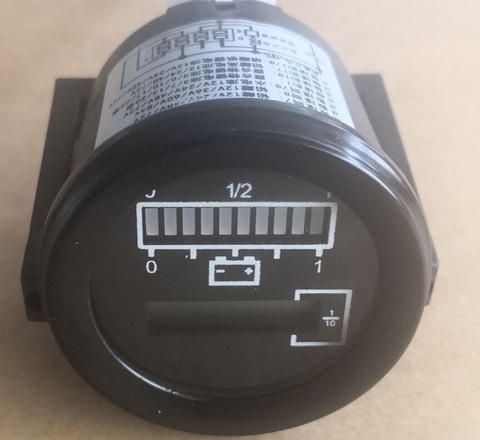 12V/24V/36V/48V/72V/84 LED Digital Battery Status Charge Indicator with Hour Meter Gauge ► Photo 1/3