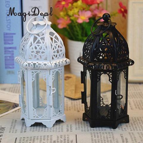 Vintage Moroccan Style Candle Lantern Tealight Candle Holder Indoors Outdoors Events Party Christmas Wedding Decor ► Photo 1/6