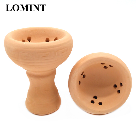 LOMINT Hookah Accessories Red Clay Tobacco Bowl For Shisha Hookahs Chicha Narguile Russia China Chinese Club LM-233 ► Photo 1/6