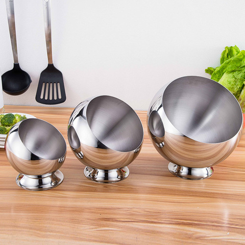 Stainless Steel Serving Bowls With Lid Sugar Salt Container Storage Bottle Kitchen Storage Jars Seasoning Candy Soy Sauce dish ► Photo 1/6