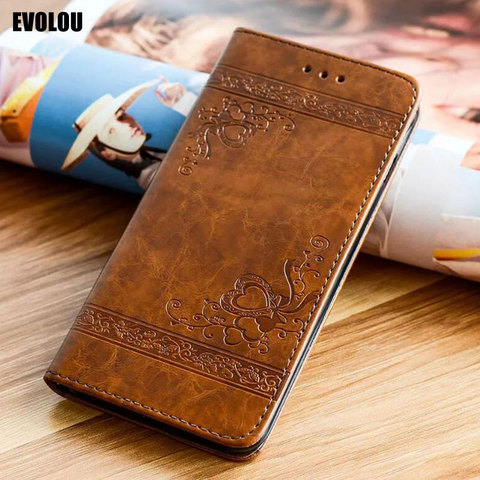 Embossed Flip Leather Case for Huawei P20 Lite Honor 8 Lite P10 P9 P30 Pro P40 Y9 2022 mate 9 20 30 Cover Magnetic Wallet Cove ► Photo 1/6