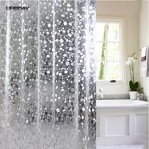 Ufriday Brand Transpa, Bling Shower Curtain