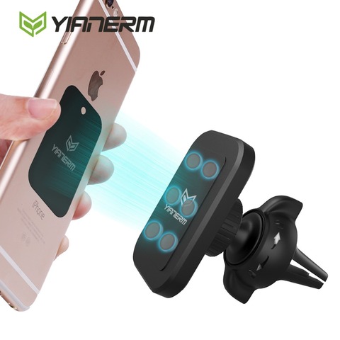 Yianerm Strong Magnet Holder Air Vent Car Mount For iPhone Xs Mas 7 8 Samsung Magnetic Holder For Phone in Car Phone Stand ► Photo 1/6