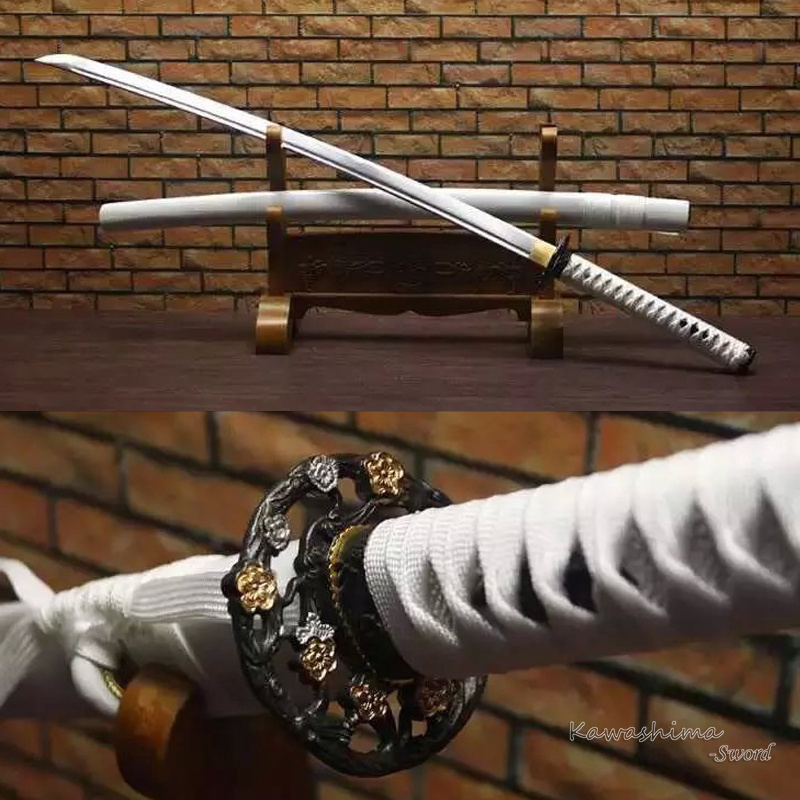 Knife sharpening device, steel, 20 cm, Katana Saya - Grunwerg