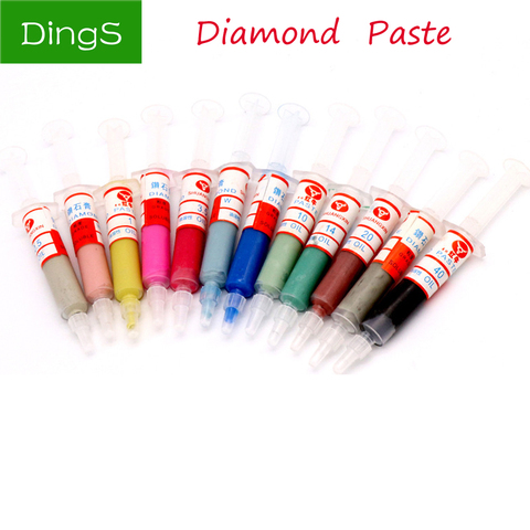 1pc W0.5-w40 Grit 320~10000 Diamond Polishing Paste Needle Tube Grinding Lapping Abrasive for Polishing Metal and Jewelry ► Photo 1/5