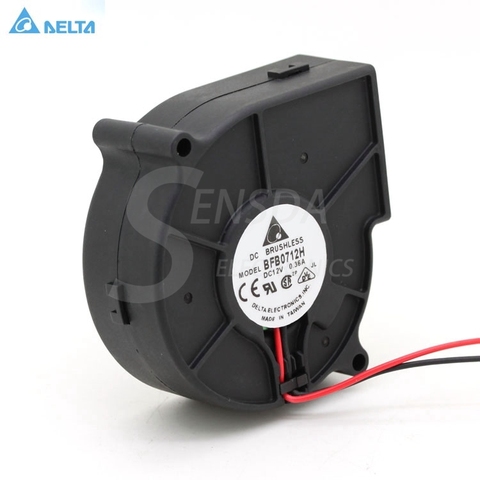 Free Shipping for delta BFB0712H 7530 DC 12V 0.36A projector blower centrifugal fan cooling fan ► Photo 1/5