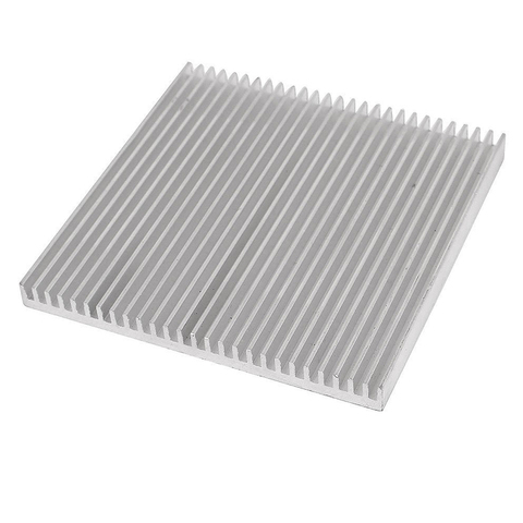 1 piece Silver 80x80x7mm Aluminum Heat Sink Radiator Heatsink for IC LED Cooling, Electronic Cooler, Chipset heat dissipation ► Photo 1/1