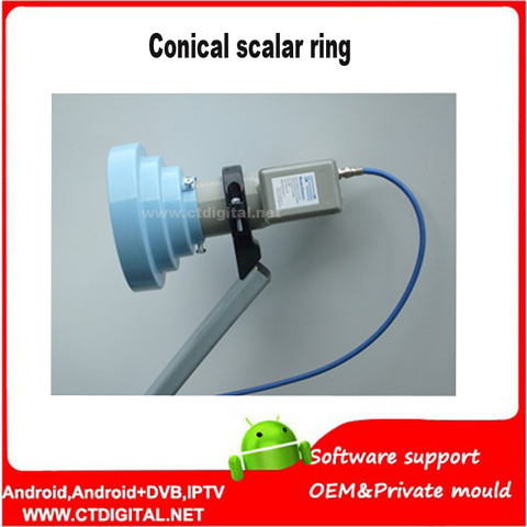 c band aluminum Conical Scalar Ring Kit bracket without lnb for offset satellite dish antennas ► Photo 1/1