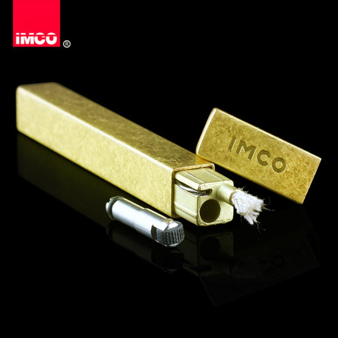 Genuine IMCO Lighter Delicacy Mini Slim Lighter Original Oil Gasoline Cigarette Lighter Cigar Fire Pure Copper Petrol ► Photo 1/6