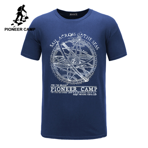 Pioneer Camp 2022 short sleeve t shirt men fashion brand design 100% cotton T-shirt male quality print tshirts o-neck 405038 ► Photo 1/6