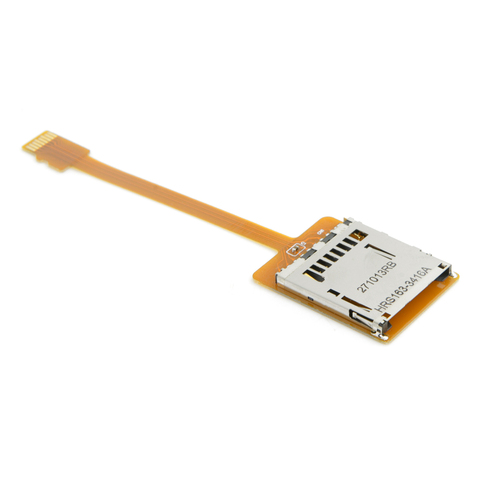 Micro SD TF Memory Card Kit Male to SD Female Extension Soft Flat FPC Cable 10cm ► Photo 1/1