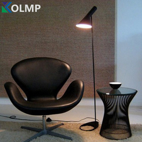 Arne Jacobsen Design Floor Lights, Aj Floor Lamp Black