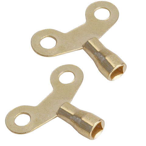 2PCS Bleed Key Square Socket Faucet Water Tap Brass Radiator Special Lock Hole Plumbing ► Photo 1/6