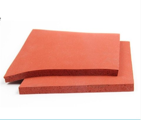 10mm thickness, 50cm length, 50cm width Silicone foam board,sponge sheet ,embossing machine plate,flame retardant rubber sheet ► Photo 1/5