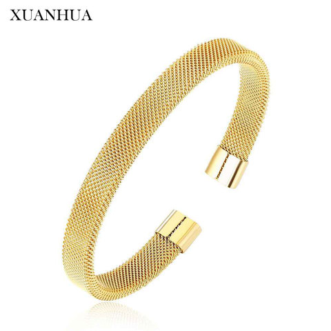 XUANHUA Stainless Steel Jewelry For Woman Barbed Wire Cuff Bracelet Fashion Summer Jewelry Accessories Mass Effect ► Photo 1/6