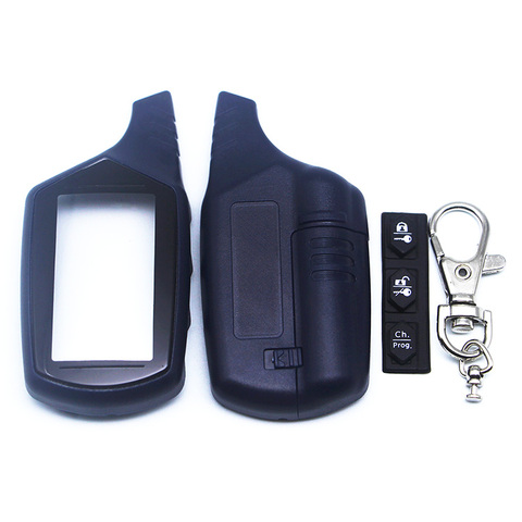 Russia version FX-5 case keychain for KGB FX-5 lcd remote two way car alarm system ► Photo 1/3