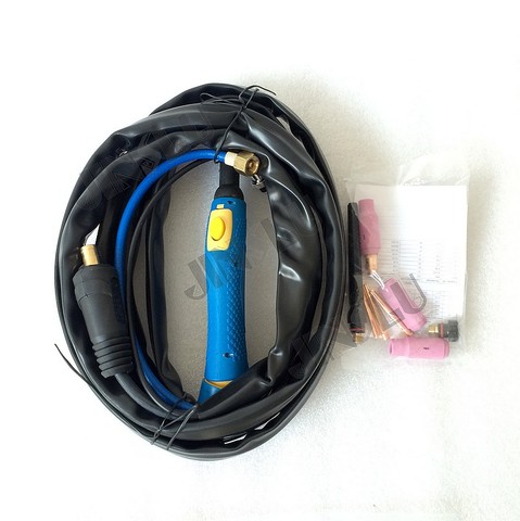 WP-26 WP26 Air Cooled Tig Welding Torch 4M Blue Handle Power & Gas Hose Separated ► Photo 1/1