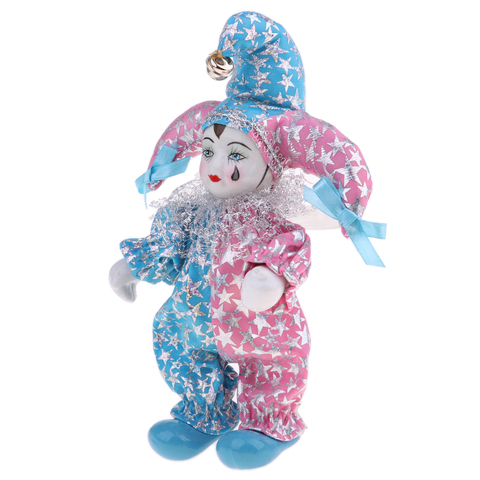 20CM Italian Doll Porcelain Clown Figures Artware Fit for Valentine Gift, for Home Office Display Decorations Ornaments ► Photo 1/6