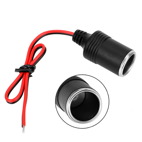 Car Cigarette Lighter 12~24V 15A 200W Plug Connector Adapter Plug Receptacle Charger Cable Socket Auto Interior Accessories ► Photo 1/6