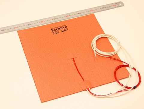 300mm X 300mm 400W@24V KEENOVO Silicone Heater 3D Printer Build Plate Heating Element HeatedBed Pad ► Photo 1/5