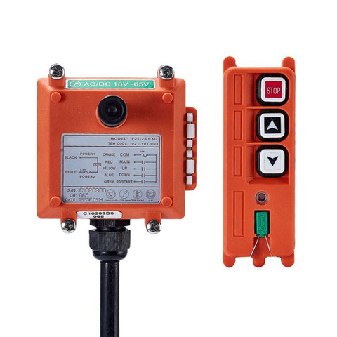 TELECRANE Wireless Industrial Remote Controller Electric Hoist Remote Control 1 Transmitter + 1 Receiver F21-2S ► Photo 1/3