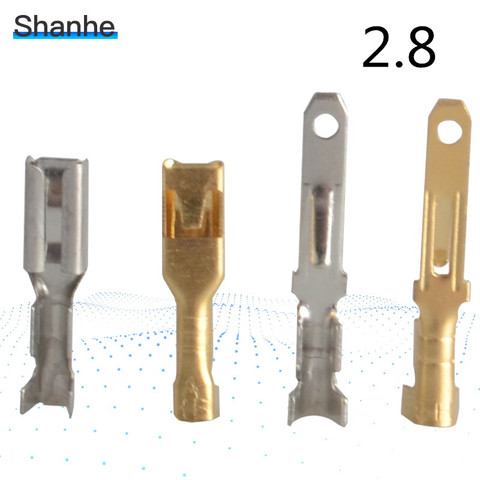 2.8mm Crimp Terminal Male Female Spade Connector Terminal ► Photo 1/6