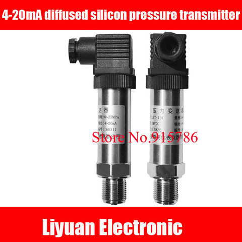 Factory wholesale 4-20mA diffused silicon pressure transmitter / Water Supply Pressure Sensor / 0-5V / 0-10V gas pressure sensor ► Photo 1/2