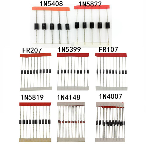 Price History Review On 8 Value 100 Pcs Fast Switching Schottky Diode Kit Set 1n4148 1n4007 1n5819 1n5399 1n5408 1n52 Fr107 Fr7 Diode Assorted Kit Aliexpress Seller Dusco E Official