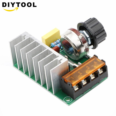 4000W AC 220V SCR Voltage Regulator Mayitr Adjustable Power Supply Board Speed Control Dimmer for Brush Motor ► Photo 1/1