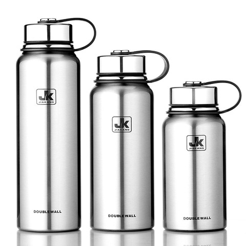 800/1100/1500ML Portable Large Capacity Stainless Seel Thermos Bottle Outdoor Sports Vacuum Flask Water Bottles With Handle ► Photo 1/4