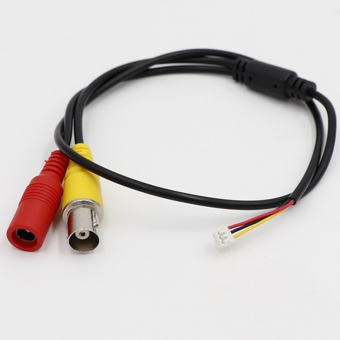 CCTV Camera 3 PIN 1.5mm 3-core Video Cable,Cable length about 600mm,For CCTV Camera(DC input + BNC video output) ► Photo 1/1