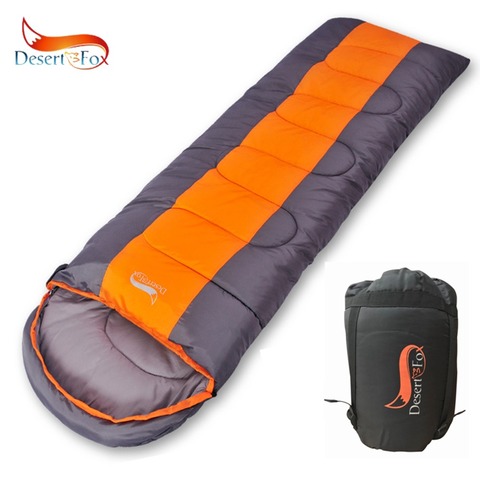 Desert&Fox Camping Sleeping Bag, 220x85cm Envelope Waterproof Shell Lightweight Sleeping Bag,Compression Sack for Hiking Travel ► Photo 1/6