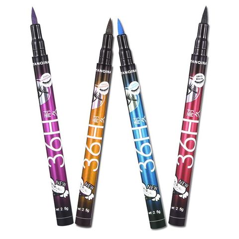 1PC Waterproof Liquid Eyeliner Makeup Beauty Cosmetic Eye Liner Pencil Pen Portable Tools Accessories Brown/Purple/Black/Blue ► Photo 1/6