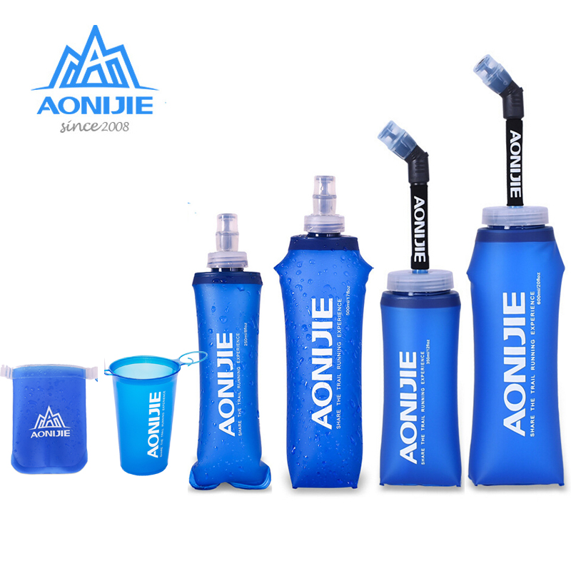 AONIJIE TPU Folding Soft Flask SportS Water Bottle for Running Camping Hikin uD 