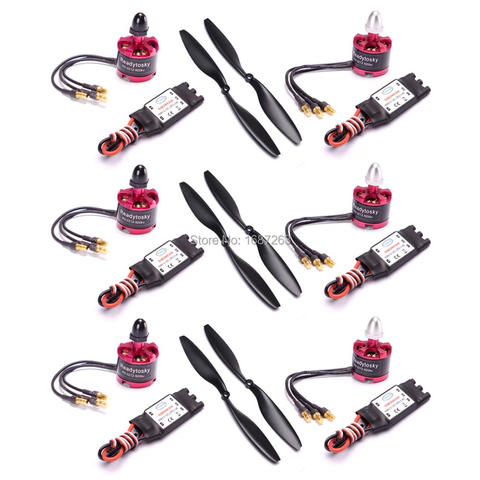 2212 920KV CW CCW Brushless Motor 2-3S + 30A Simonk ESC w/ 5V 2A BEC + 1045 Prop for F450 F550 S550 Multicopter ► Photo 1/6