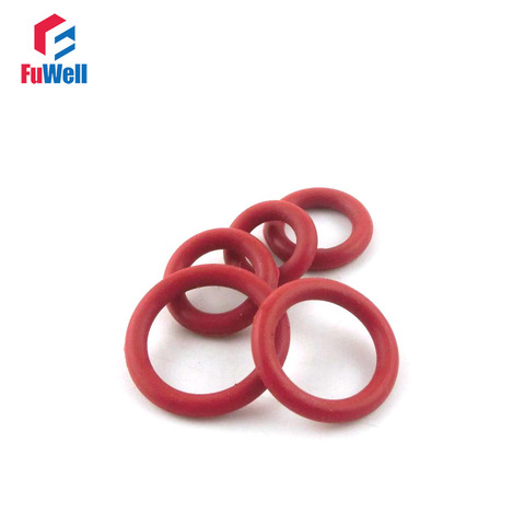 50pcs 3.5mm Thickness Red Silicon O Ring Seal Gasket 34/35/36/37/38/39/40/41/42/43/44mm OD Rubber O-ring Sealing Washer ► Photo 1/1