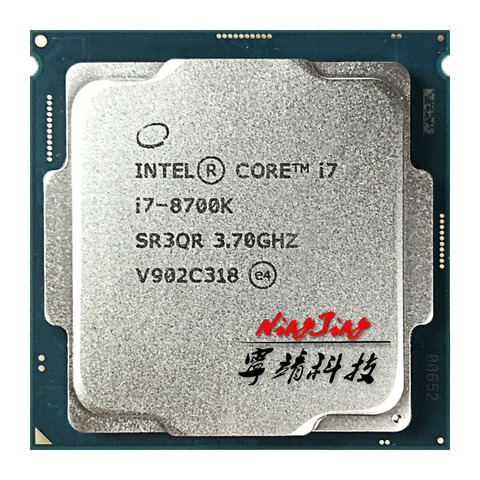 Intel Core i7-8700K i7 8700K 3.7 GHz Six-Core Twelve-Thread CPU Processor 12M 95W LGA 1151 ► Photo 1/1