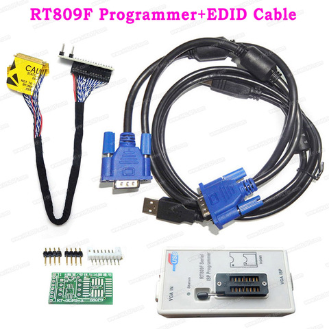 RT809F ISP Universal USB Programmer/ RT809 lcd EMMC-Nand FLASH Programmer Programmer With EDID Cable ► Photo 1/6