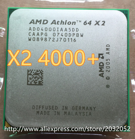 AMD CPU Athlon 64X2 4000+ 2.1GHz AM2 940pin Dual-Core Processor desktop cpu ► Photo 1/1
