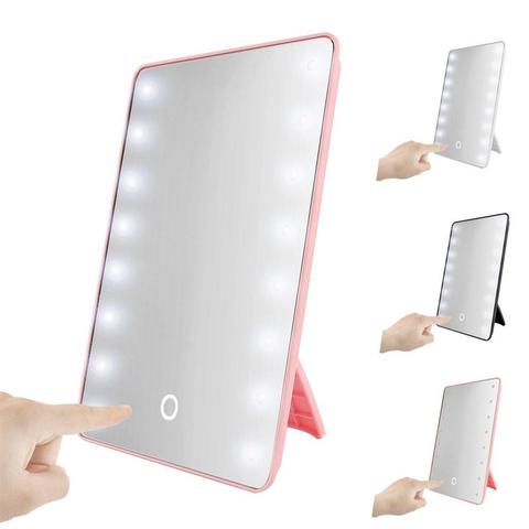 Makeup Mirror With 8 16 Leds, Battery Operated Light Up Makeup Mirror