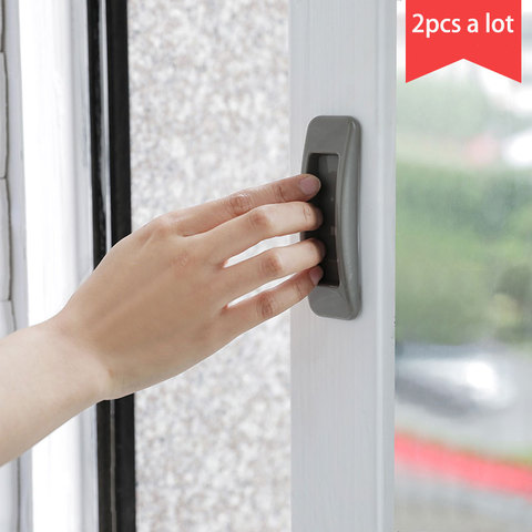 vanzlife Paste multi-purpose handle Home rectangular handle Glass door and window sliding door push-pull auxiliary door handle ► Photo 1/6