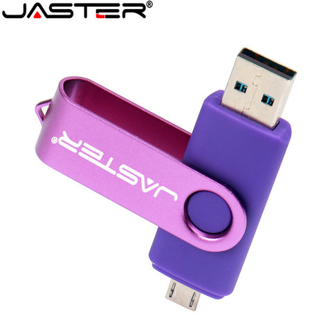 New JASTER  OTG USB Flash Drive 128GB 64GB 32GB 16GB for Android Tablet PC USB 2.0 Pendrive High Speed Pen Drive Mobile U Disk ► Photo 1/6