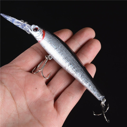 1 PCS 12.5cm 14g japan Hard Bait Laser Minnow Fishing Lure Pesca Hook Fish Wobbler Crankbait Tackle Artificial Lures FD-36 ► Photo 1/5