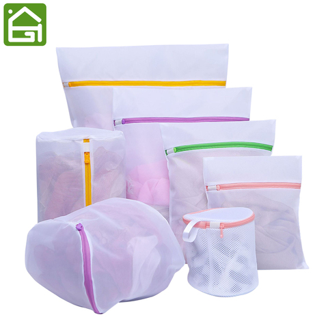 Colorful Mesh Laundry Bags Laundry Bra Lingerie Mesh Wash Bag for Underwear Socks with Zipper ► Photo 1/6